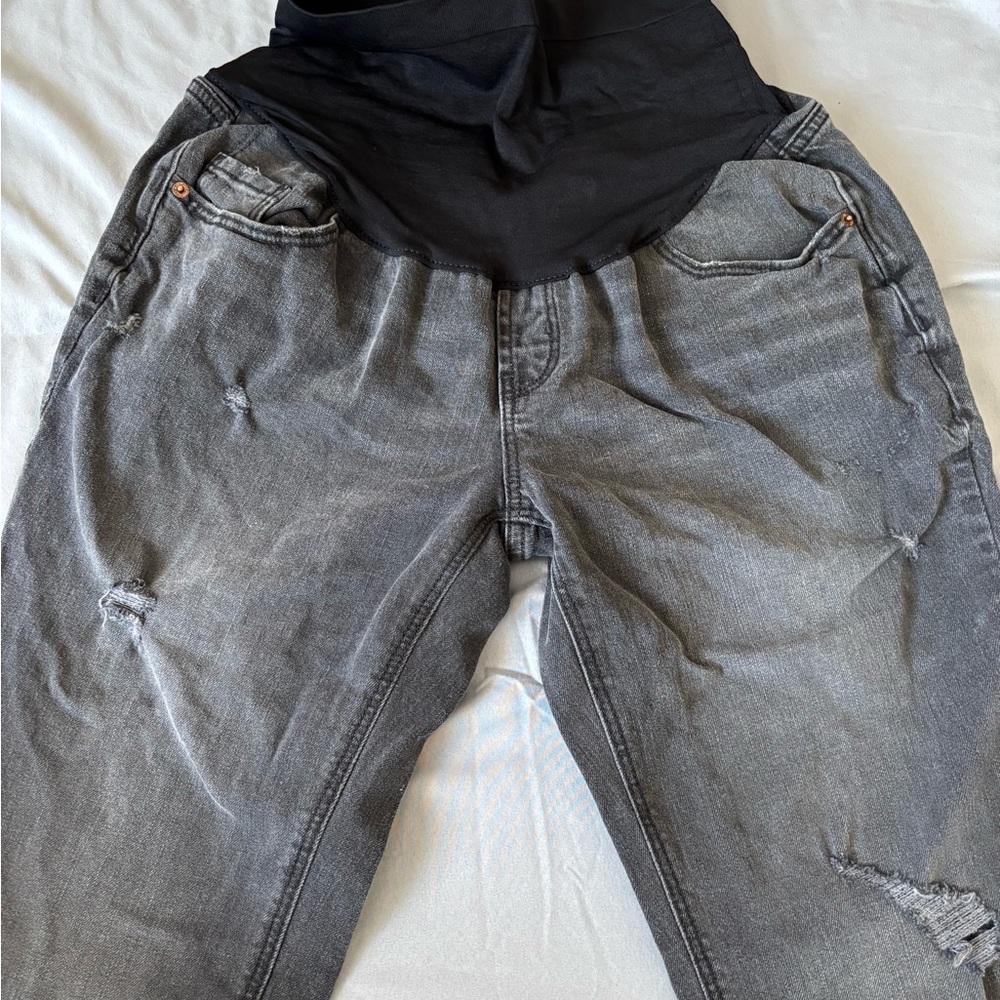 Old Navy Women's Gray Cropped Pants